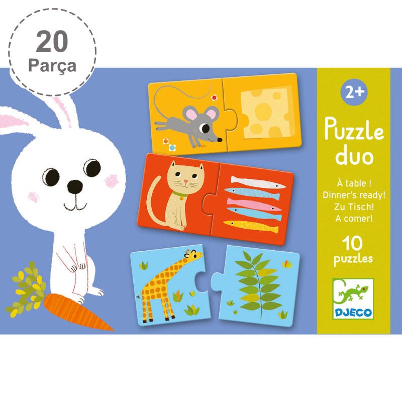 Djeco İkili Puzzle/ Duo Dinner