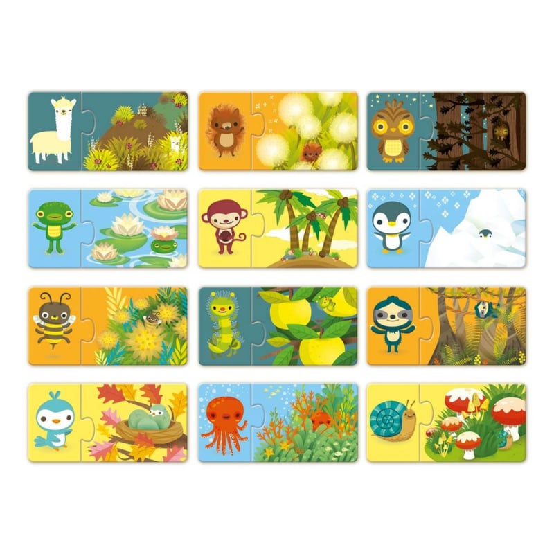 Djeco İkili Puzzle/ Duo Hide Seek