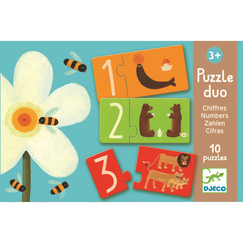 Djeco İkili Puzzle / Duo Numbers