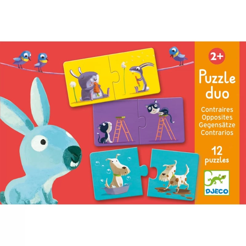 Djeco İkili Puzzle/ Duo Opposites