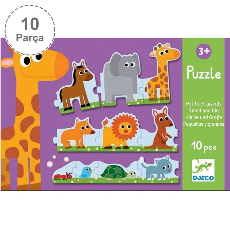 Djeco İlerleyen Puzzle/ Small Big