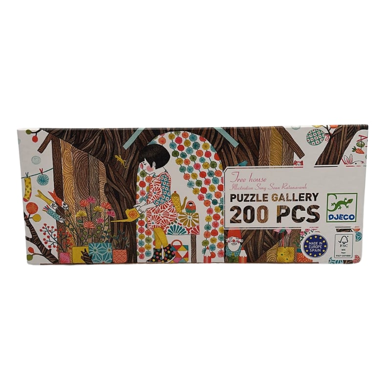 Djeco Panoramik Puzzle 200 Parça - Tree House