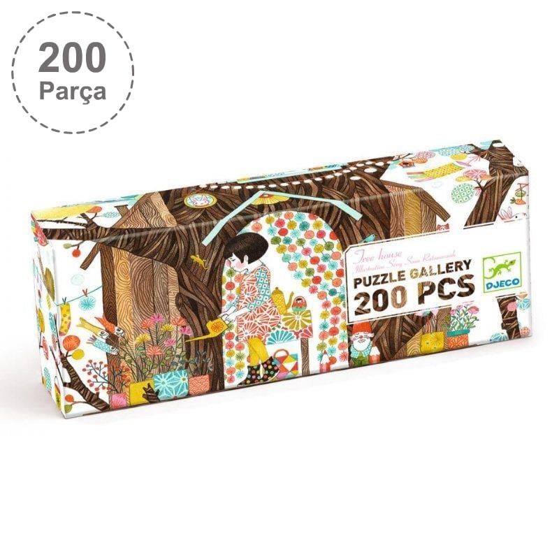 Djeco Panoramik Puzzle 200 Parça - Tree House