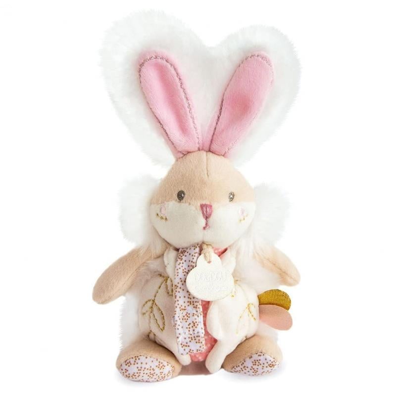 Doudou Emzik Tutacağı - Mini Pembe Tavşan
