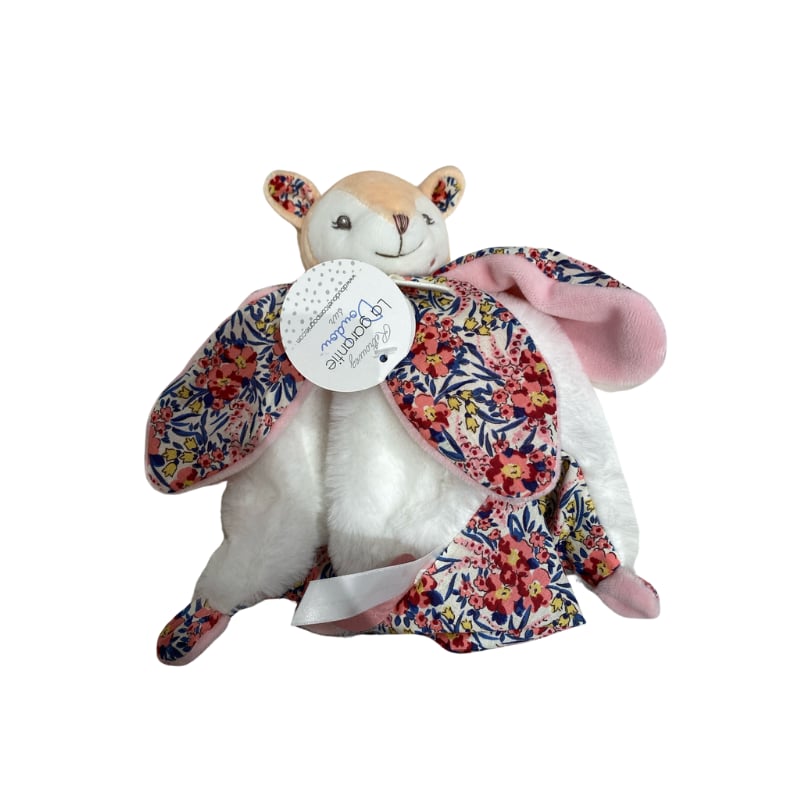 Doudou Hediye Kutulu Çiçekli Yumuşak Geyik Yavrusu