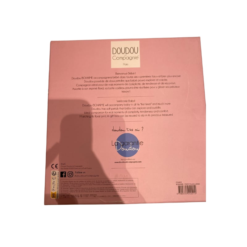 Doudou Hediye Kutulu Çiçekli Yumuşak Geyik Yavrusu