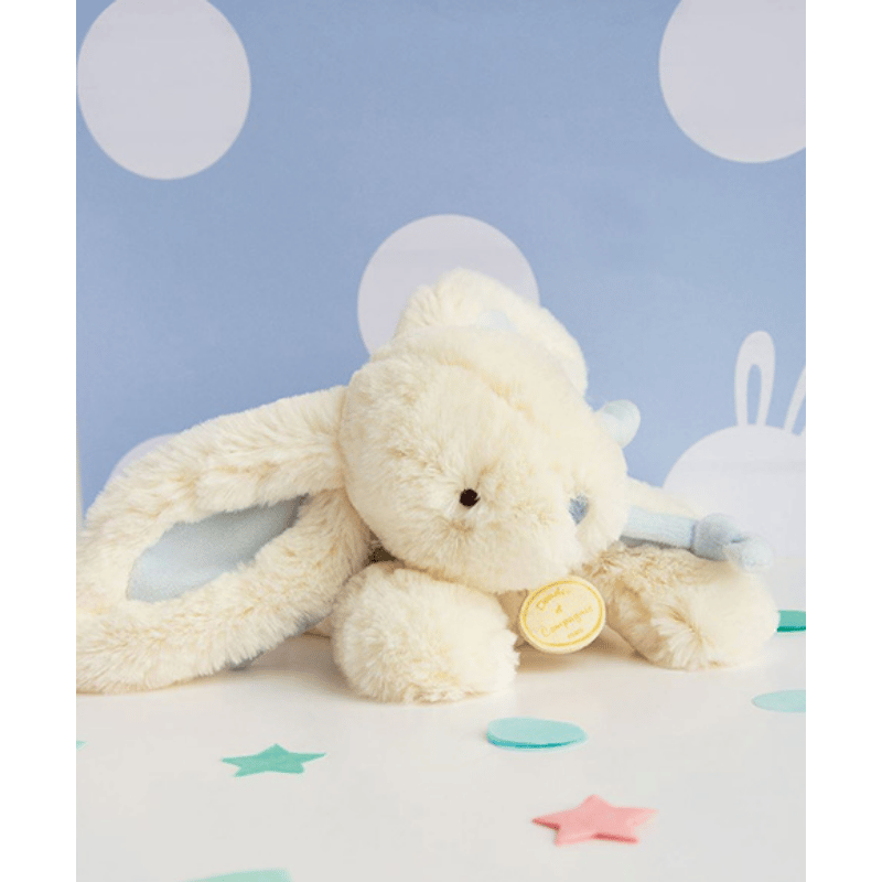 Doudou Hediye Kutulu Mavi Tavşan 20 cm