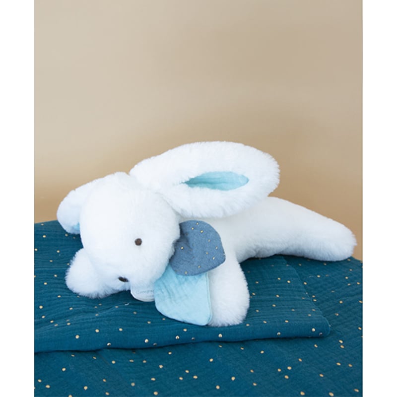 Doudou Mavi Ponpon Tavşan 25 cm