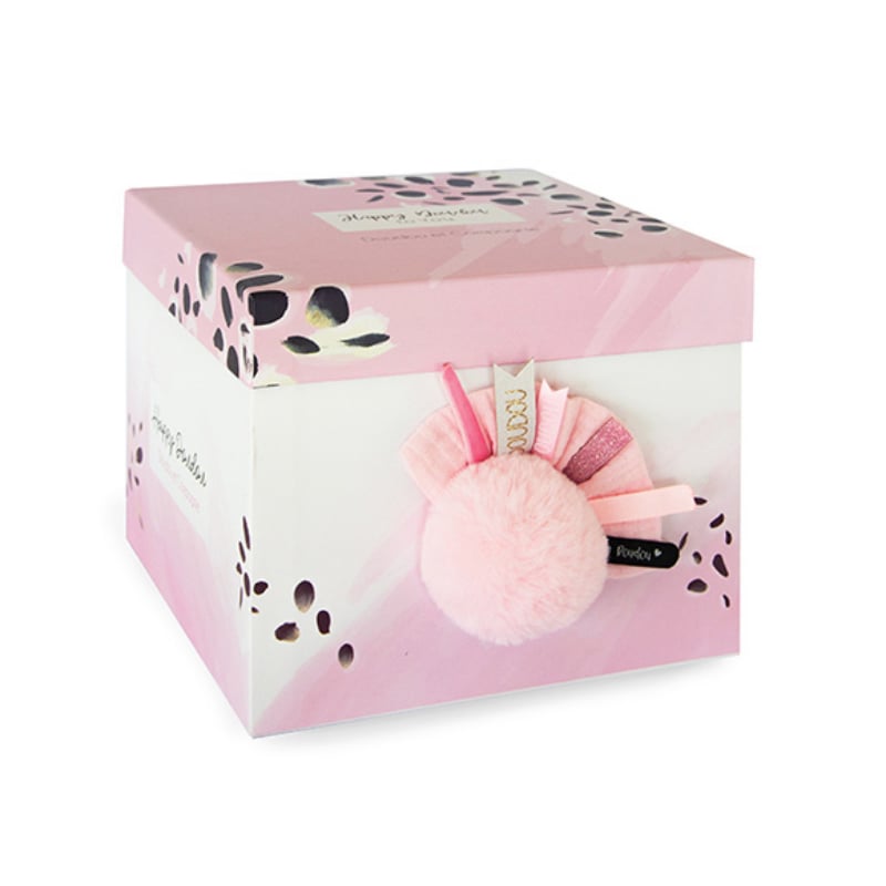 Doudou Toz Pembe Ponpon Tavşan 25 cm