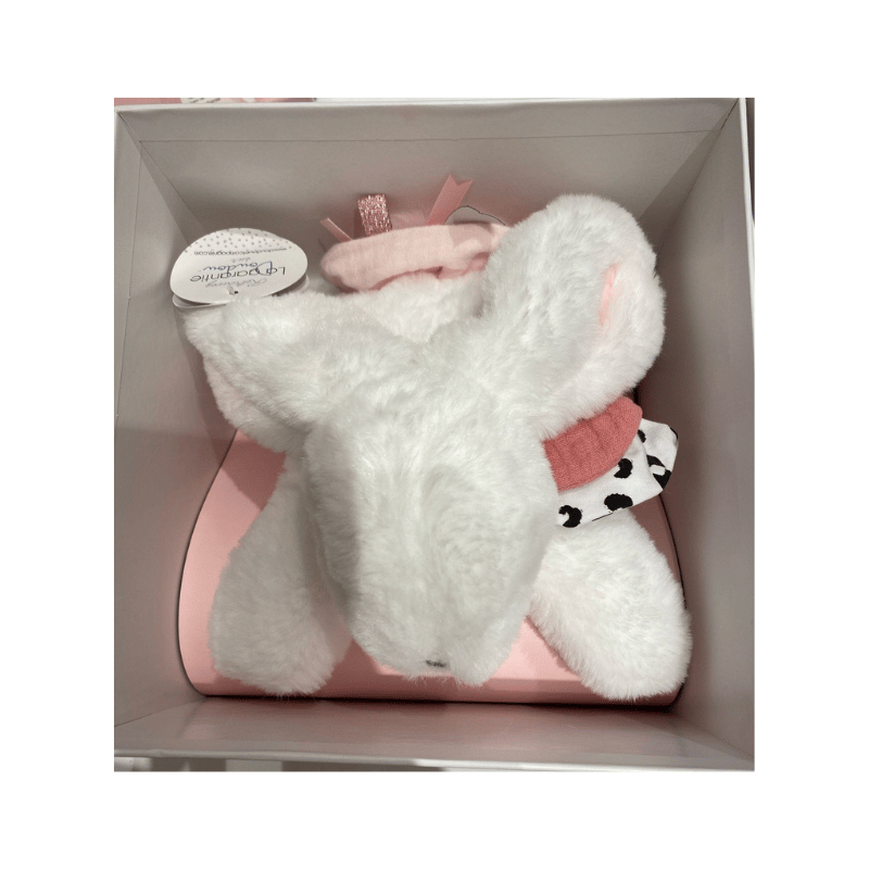 Doudou Toz Pembe Ponpon Tavşan 25 cm