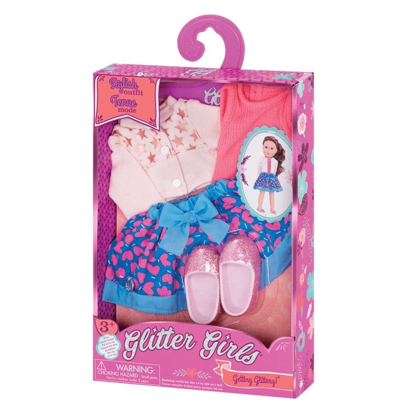 Glitter Girls Kıyafet Seti - Cardigan & Skirt