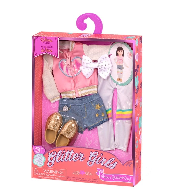 Glitter Girls Kıyafet Seti - Deluxe Top & Rainbow Leggings