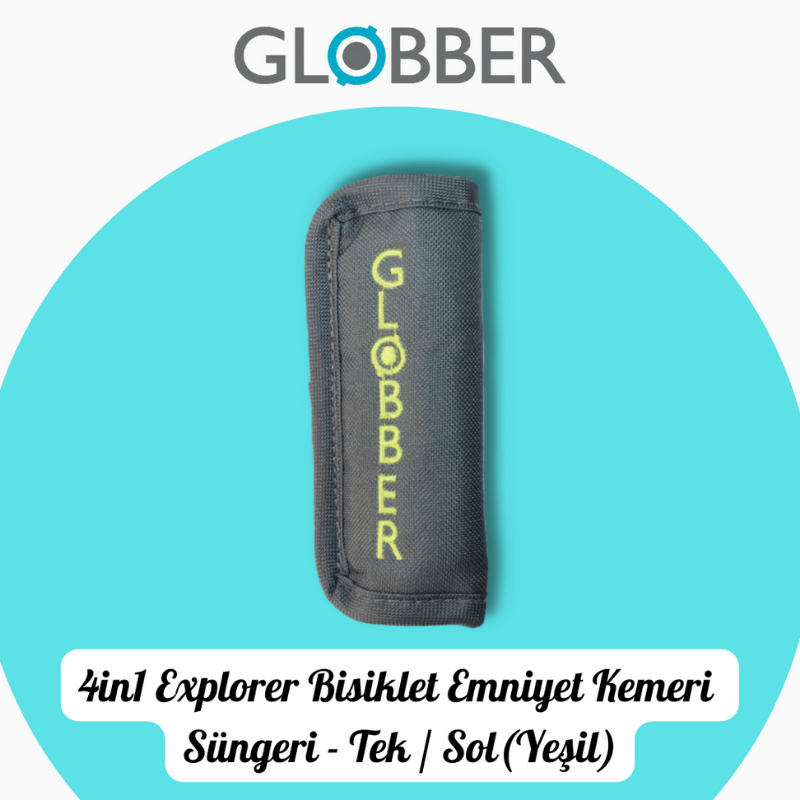 Globber 4in1 Explorer Bisiklet Emniyet Kemeri Süngeri (TEK-Yeşil)