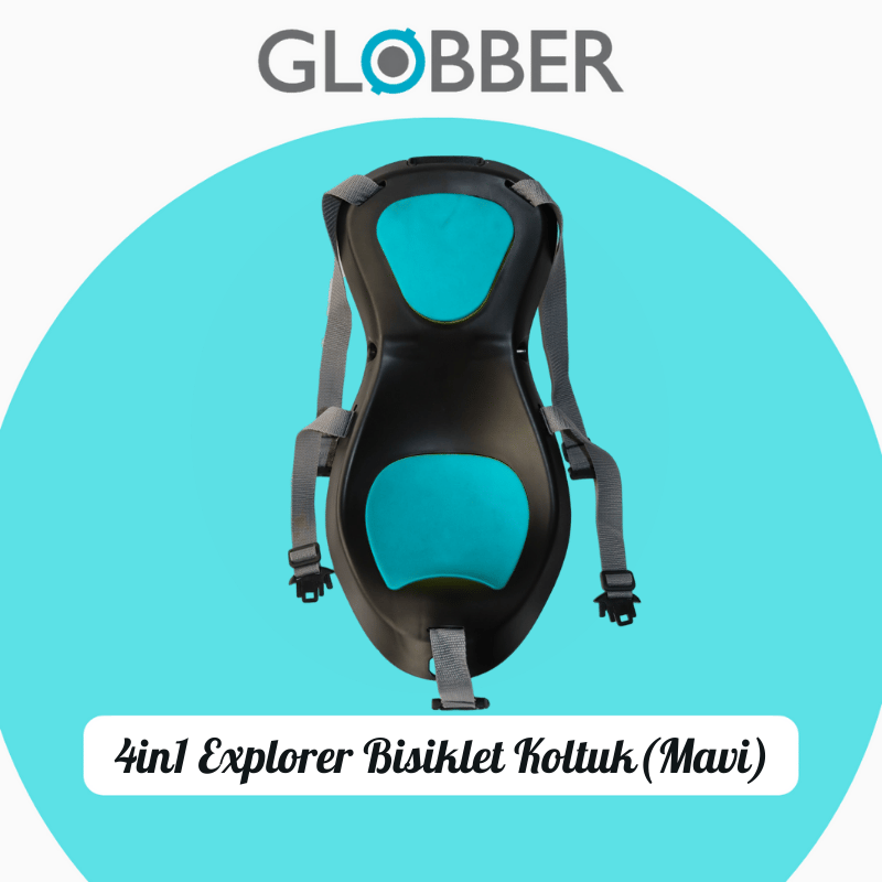 Globber 4in1 Explorer Bisiklet Koltuk (Mavi)