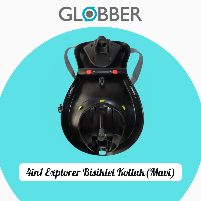 Globber 4in1 Explorer Bisiklet Koltuk (Mavi)
