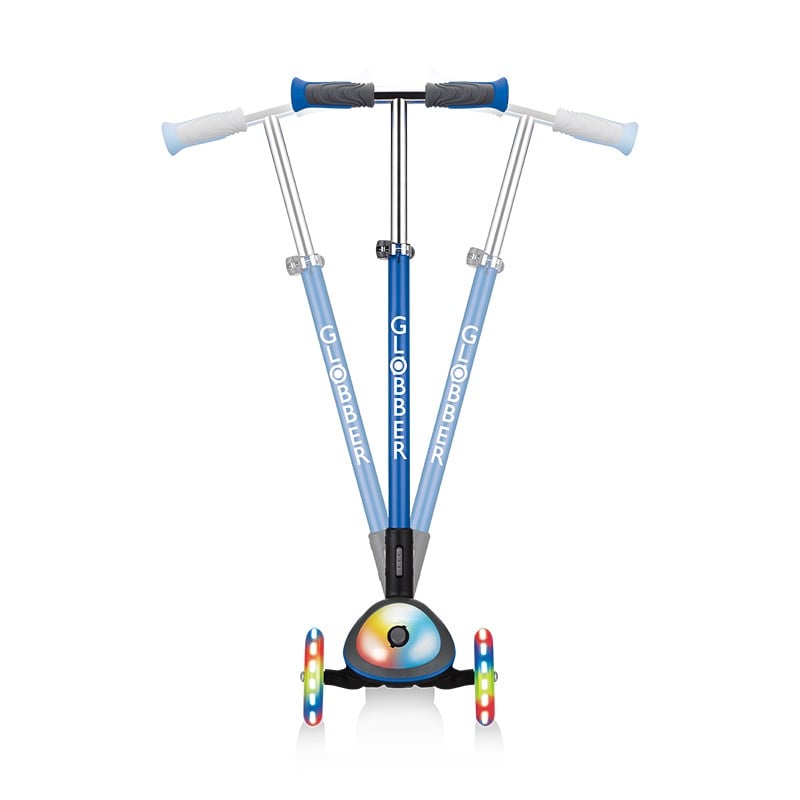 Globber Elite Deluxe Flash Full Işıklı Scooter - Lacivert