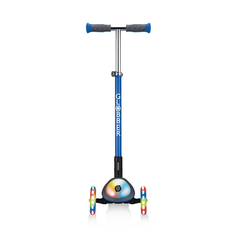Globber Elite Deluxe Flash Full Işıklı Scooter - Lacivert