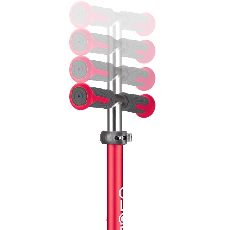 Globber Elite Deluxe Işıklı Scooter - Kırmızı