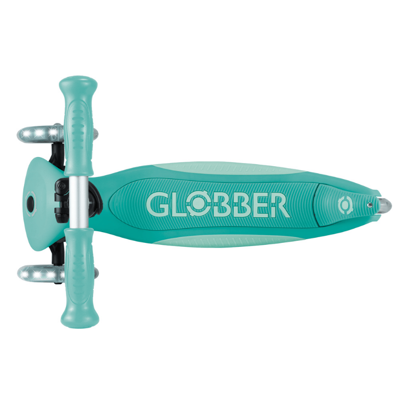 Globber Elite Deluxe Işıklı Scooter - Koyu Mint