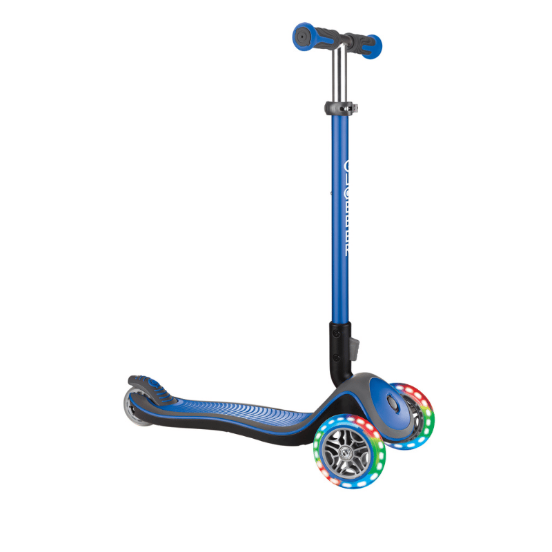 Globber Elite Deluxe Işıklı Scooter - Lacivert