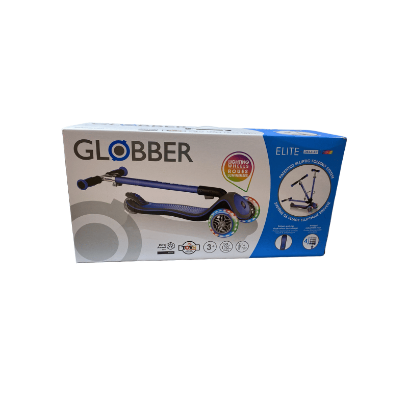 Globber Elite Deluxe Işıklı Scooter - Lacivert