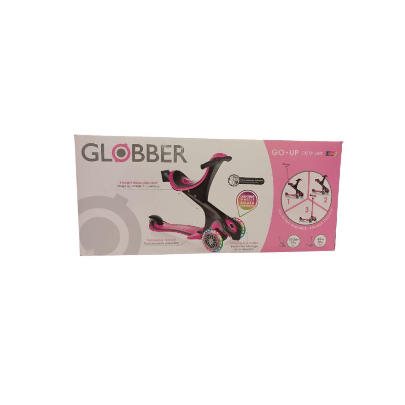 Globber Evo Go Up Comfort Işıklı Scooter - Pembe