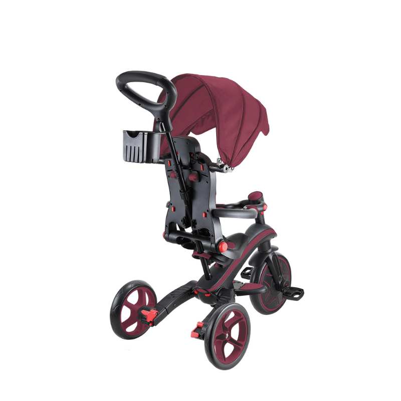 Globber Explorer 4in1 Katlanabilir Bisiklet - Bordo