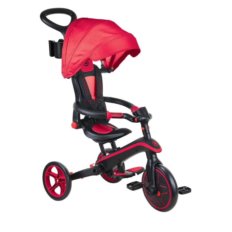 Globber Explorer 4in1 Katlanabilir Bisiklet - Kırmızı