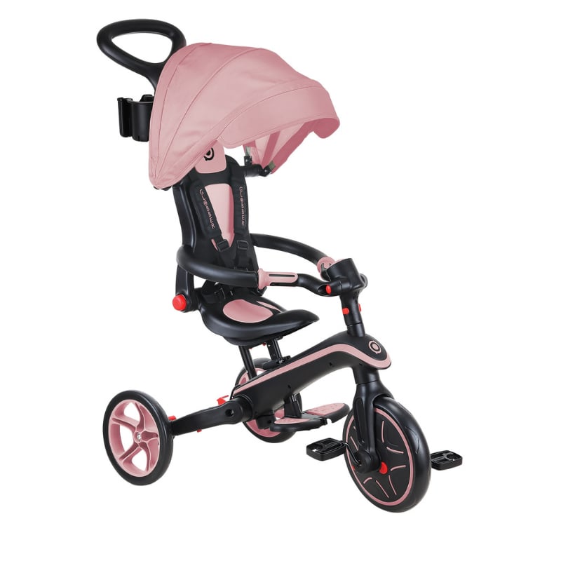 Globber Explorer 4in1 Katlanabilir Bisiklet - Pastel Pembe