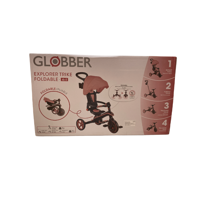Globber Explorer 4in1 Katlanabilir Bisiklet - Koyu Pastel Pembe