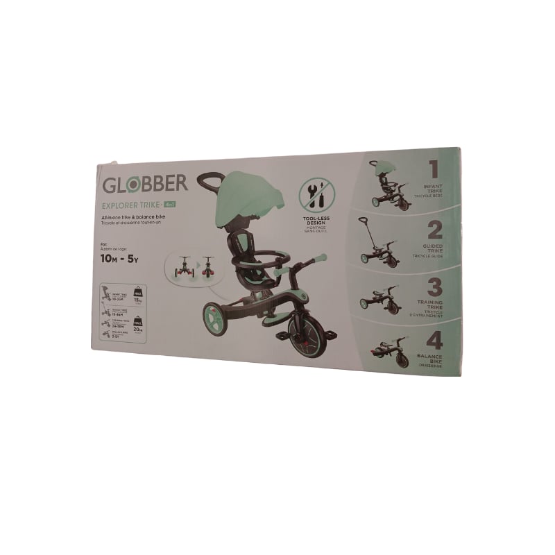 Globber Explorer 4in1 Trike Bisiklet - Mint Yeşili