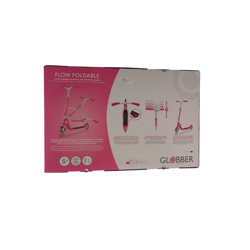 Globber Flow 125 Katlanabilir Scooter - Fuşya