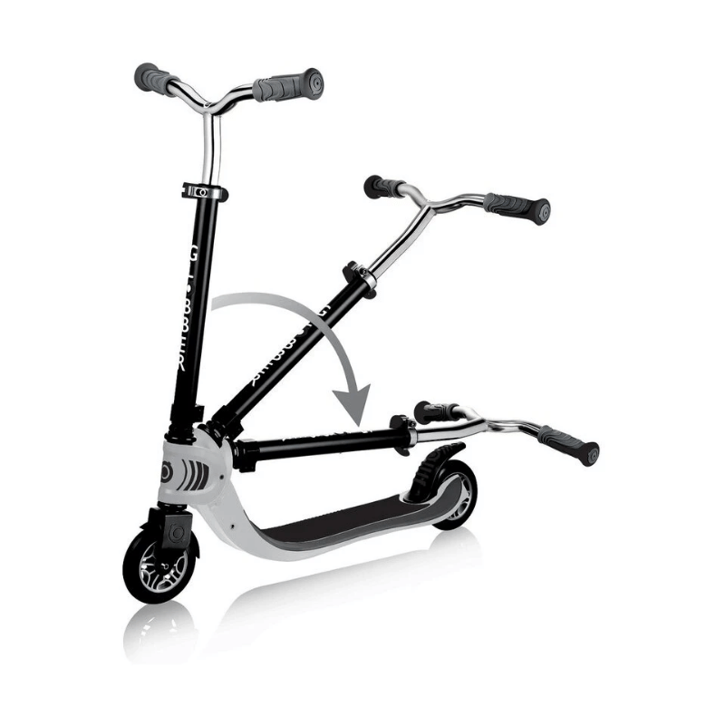 Globber Flow 125 Katlanabilir Scooter - Beyaz / Siyah