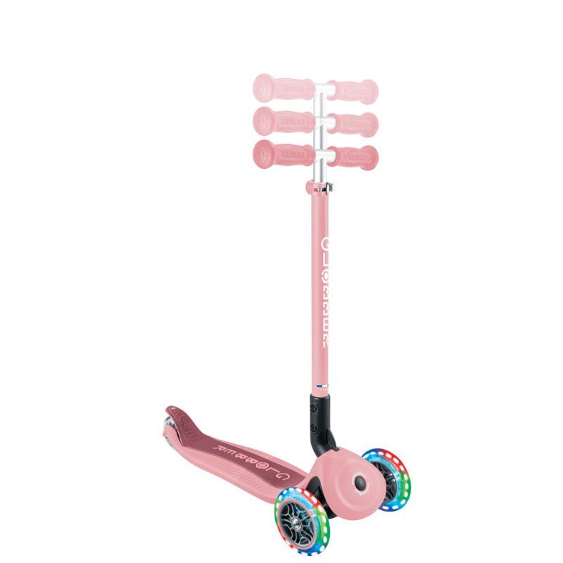 Globber Go Up Active Işıklı Scooter - Koyu Pastel Pembe