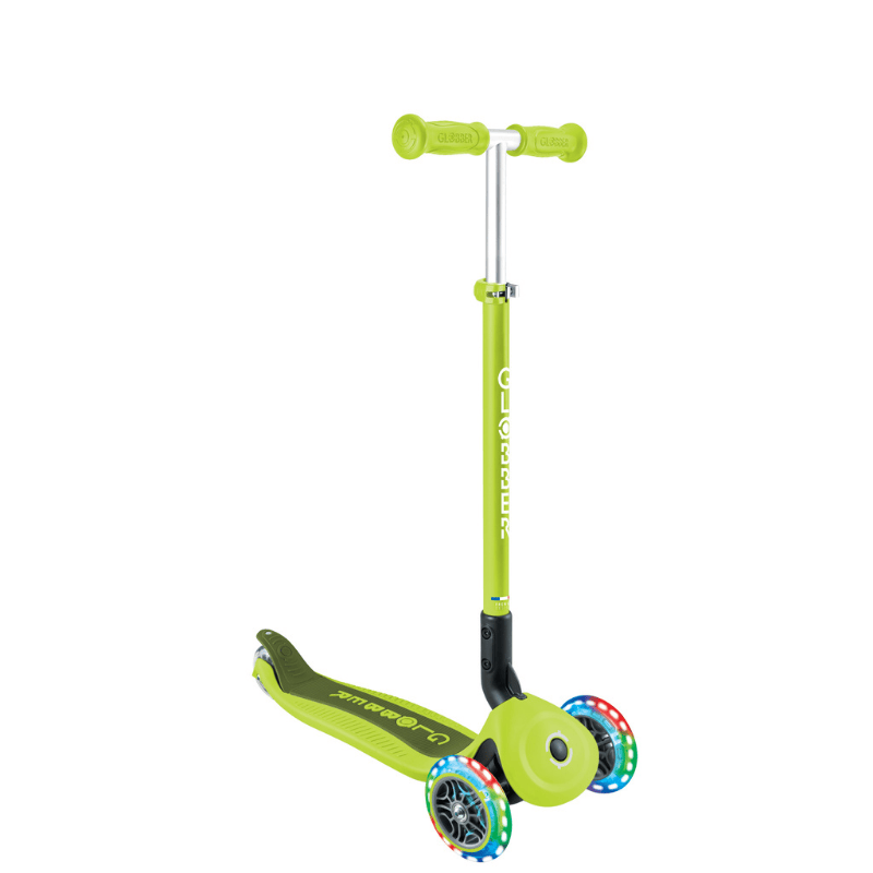 Globber Go Up Active Işıklı Scooter - Yeşil