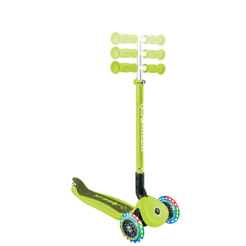 Globber Go Up Active Işıklı Scooter - Yeşil