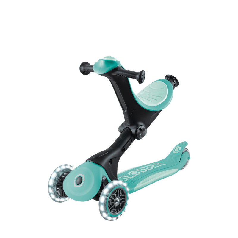 Globber Go Up Deluxe Işıklı Scooter - Mint Yeşili