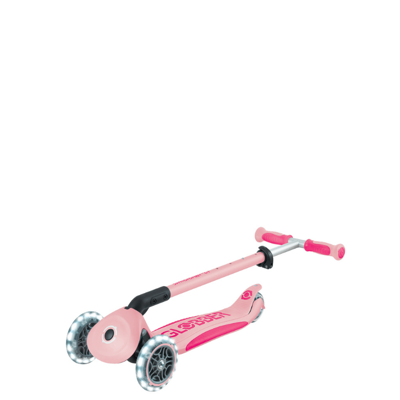 Globber Go Up Deluxe Işıklı Scooter - Pastel Pembe