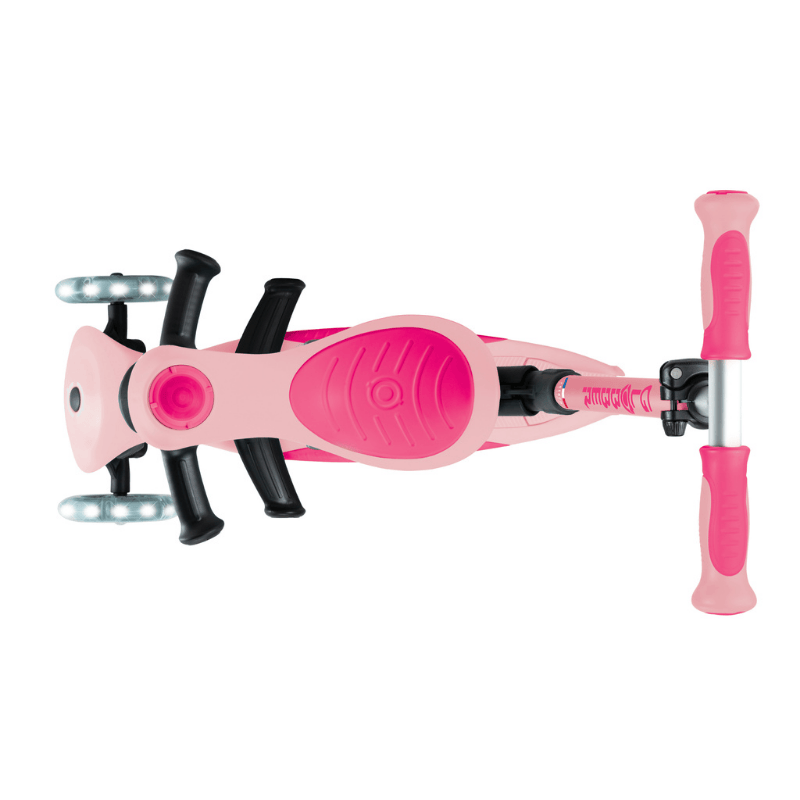 Globber Go Up Deluxe Işıklı Scooter - Pastel Pembe