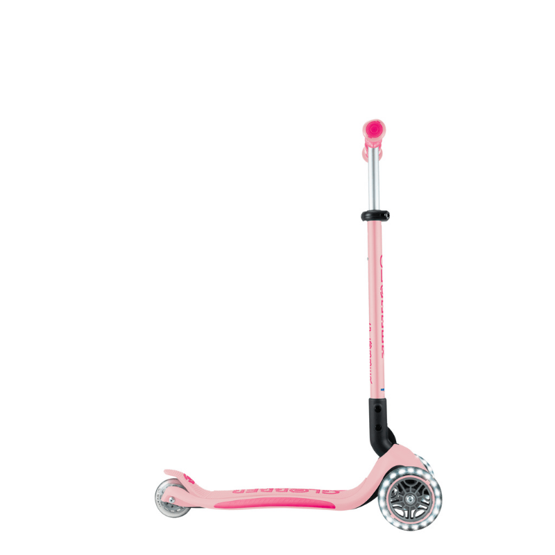 Globber Go Up Deluxe Işıklı Scooter - Pastel Pembe