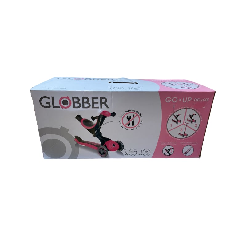 Globber Go Up Deluxe Scooter - Pembe