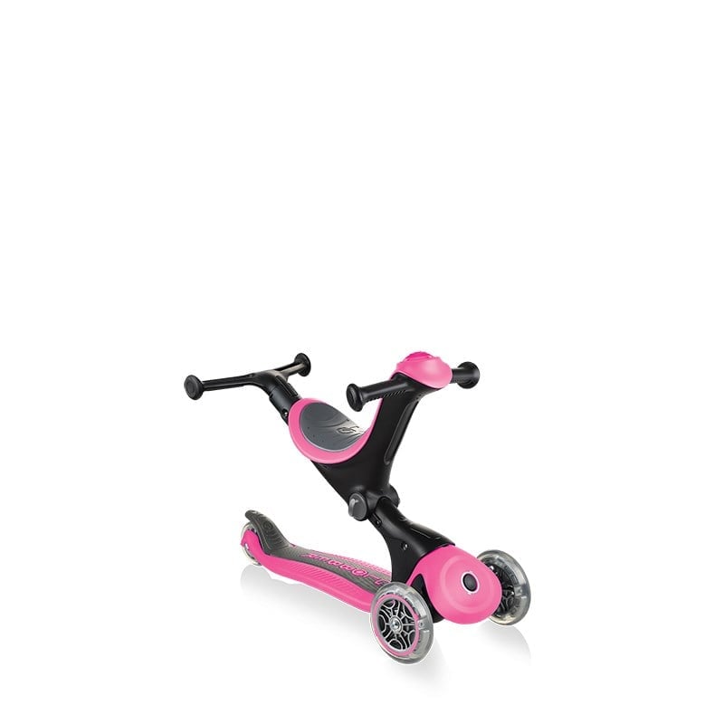 Globber Go Up Deluxe Scooter - Pembe