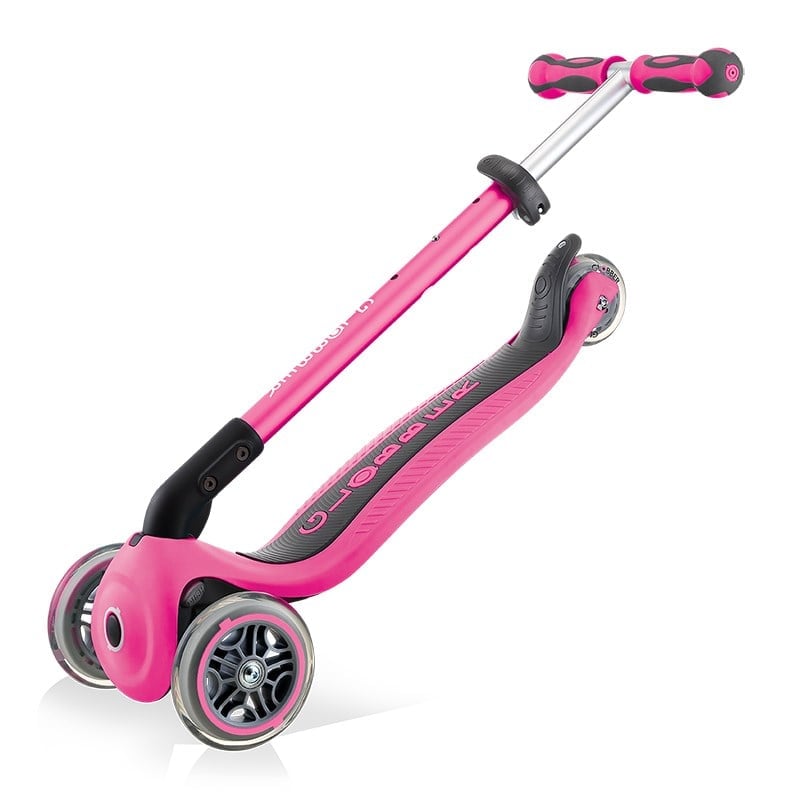 Globber Go Up Deluxe Scooter - Pembe