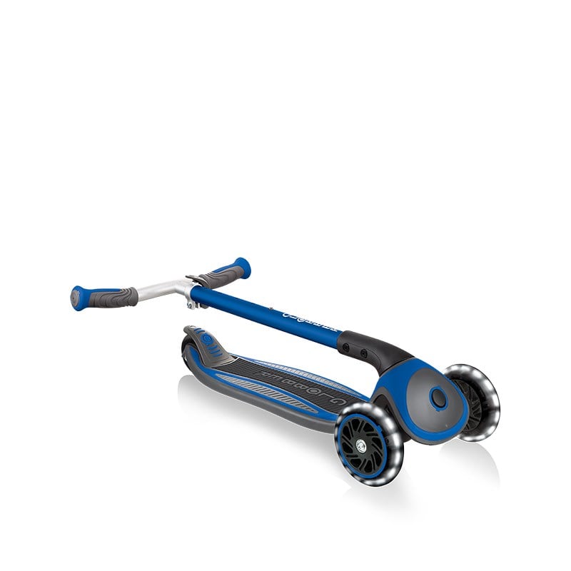 Globber Master Işıklı Katlanabilir Scooter - Lacivert