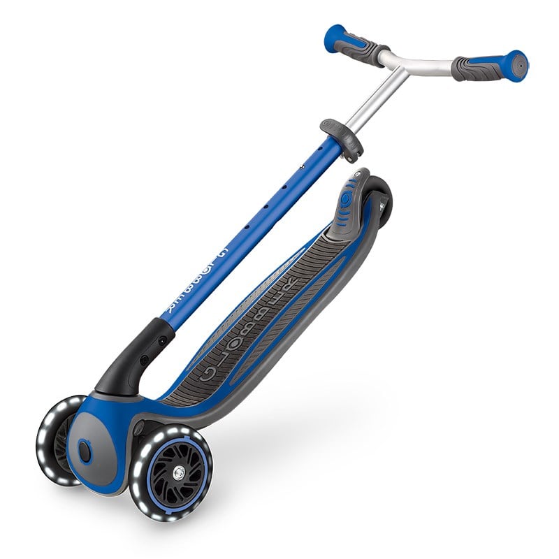 Globber Master Işıklı Katlanabilir Scooter - Lacivert