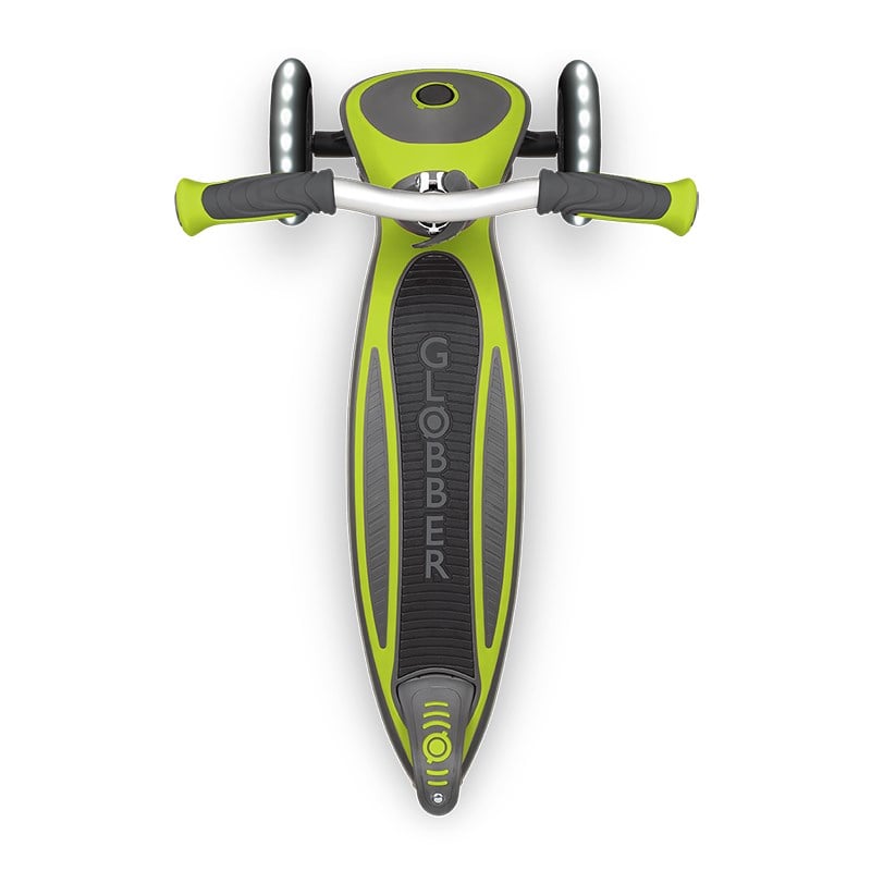 Globber Master Işıklı Katlanabilir Scooter - Yeşil