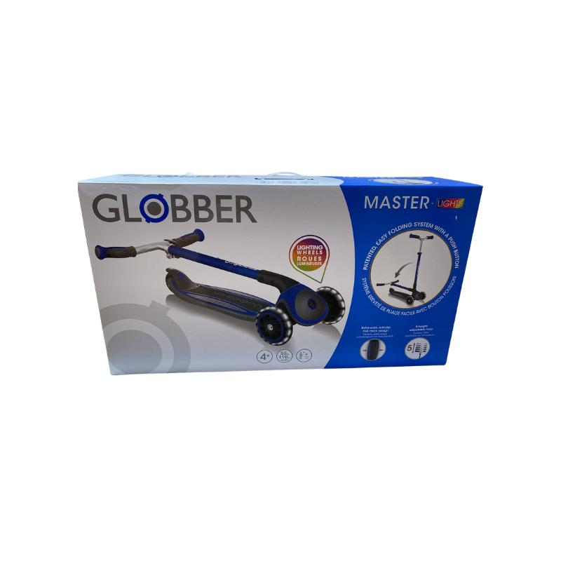 Globber Master Işıklı Katlanabilir Scooter - Lacivert