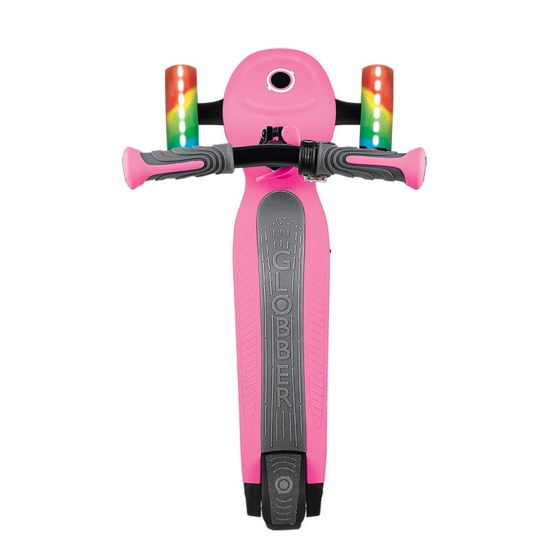 Globber One K E-Motion 4 Işıklı Elektrikli Scooter - Pembe