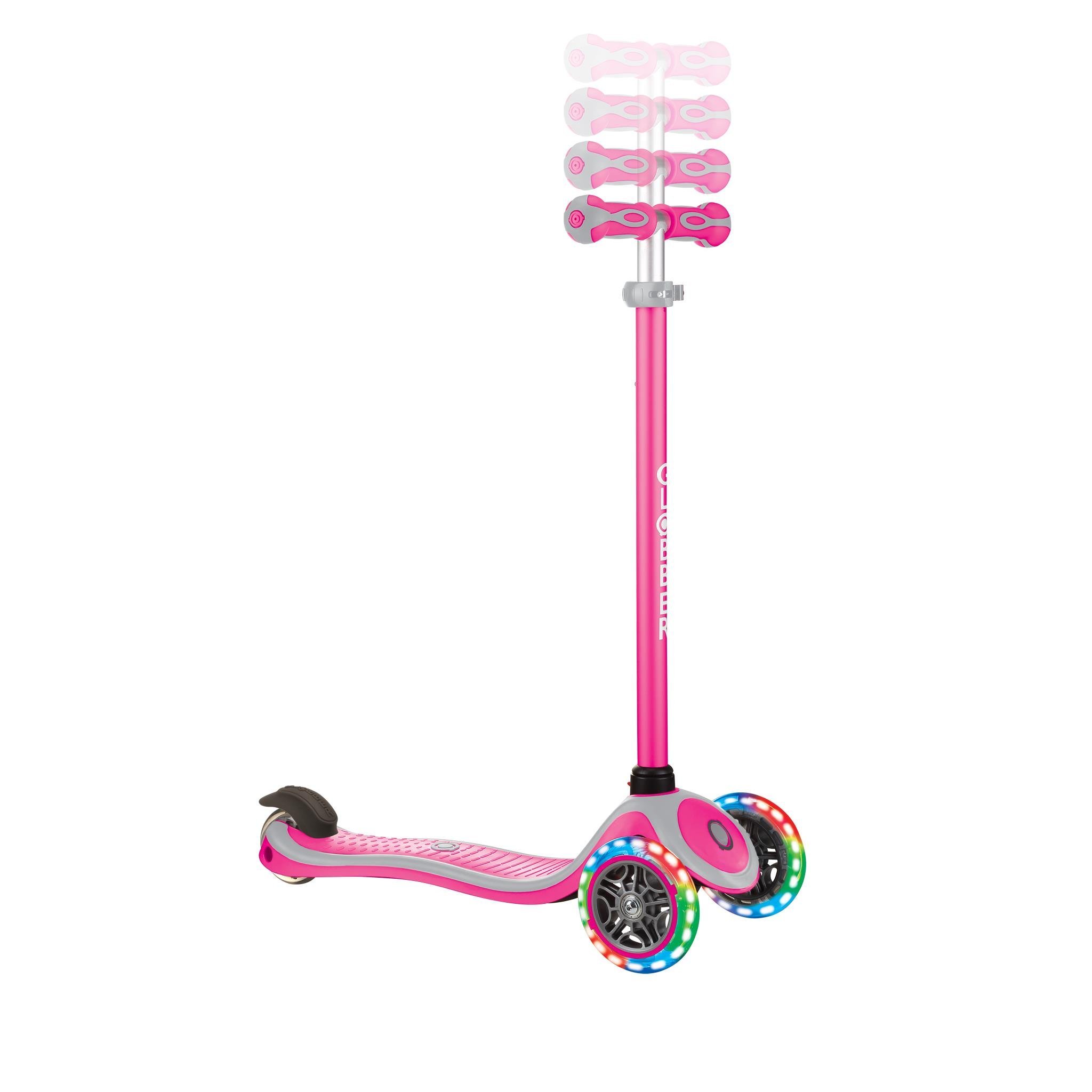 Globber Primo Plus Işıklı Scooter - Pembe