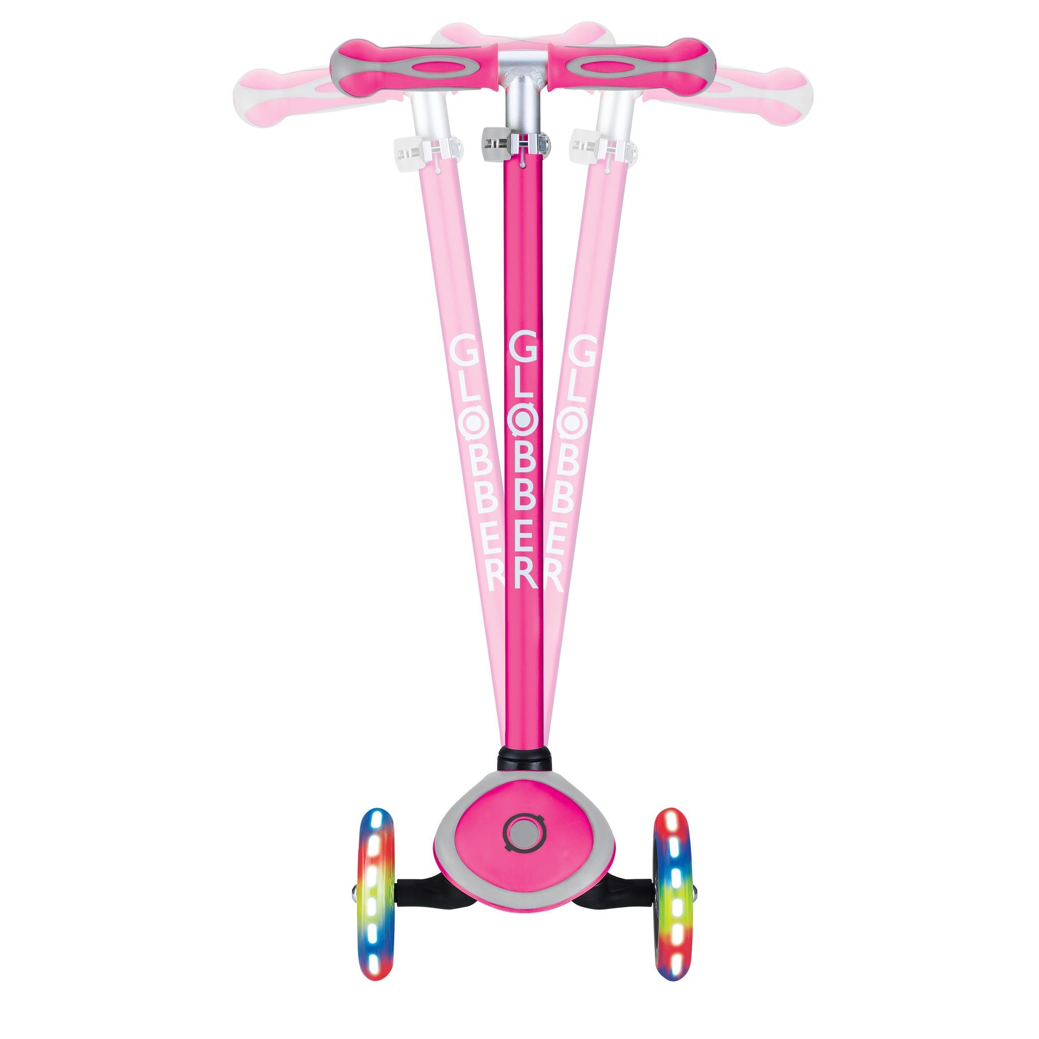 Globber Primo Plus Işıklı Scooter - Pembe